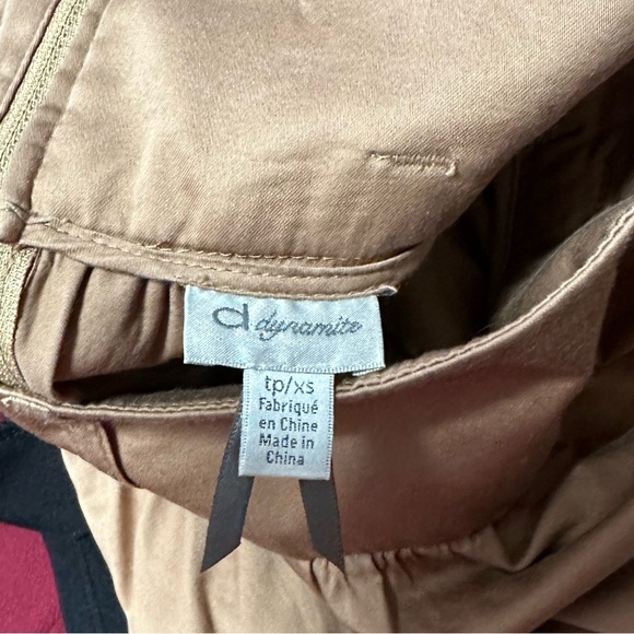 Dynamite Pleated Skirt Brown - Picture 3 of 3